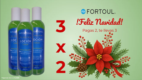 Promoción Navideña  3x2 Loción Capilar