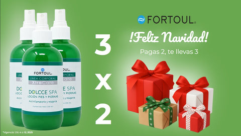 Promoción Navideña 3x2 Loción Pies y piernas